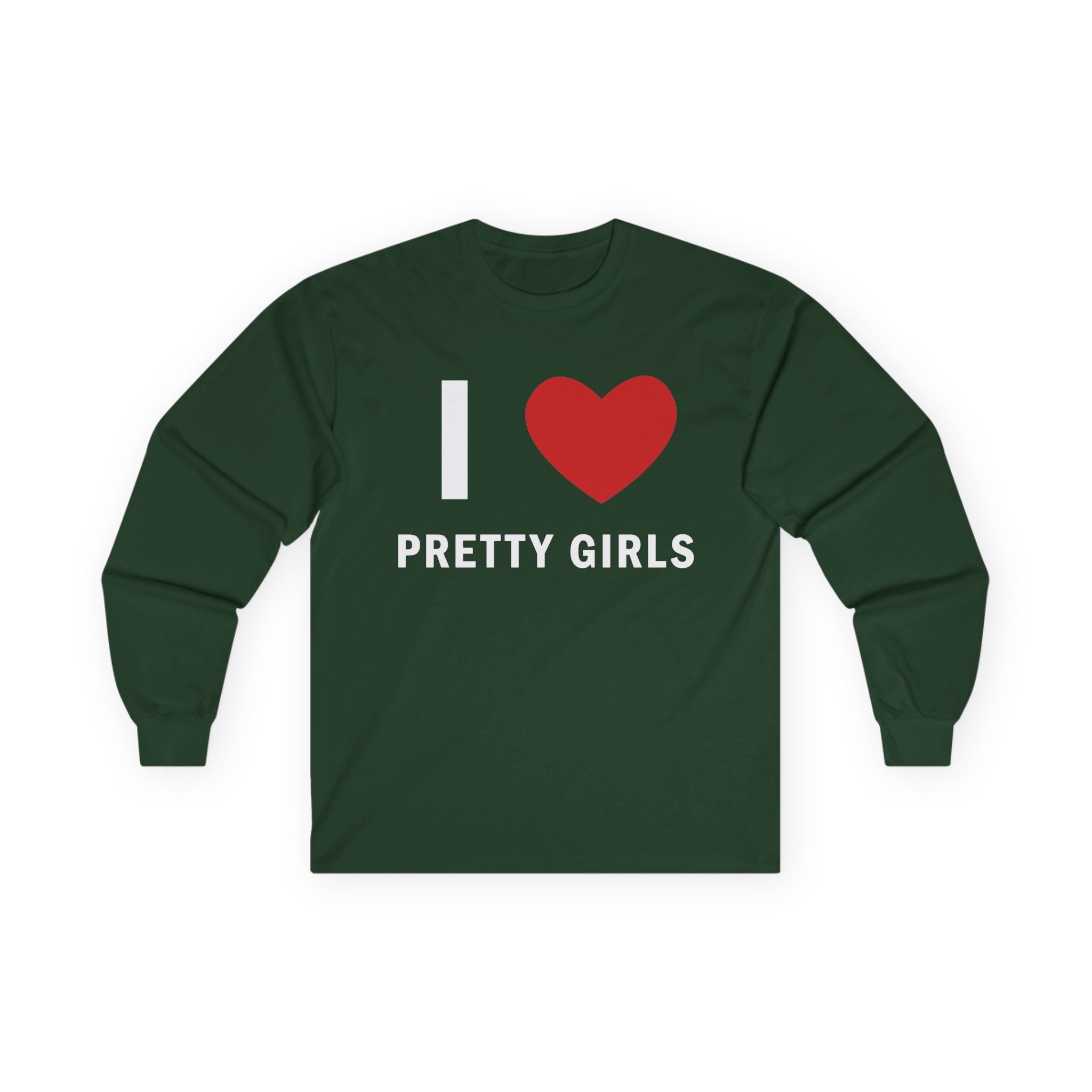 I ♥ Pretty Girls  Long Sleeve | Velvet Noir Drop 001