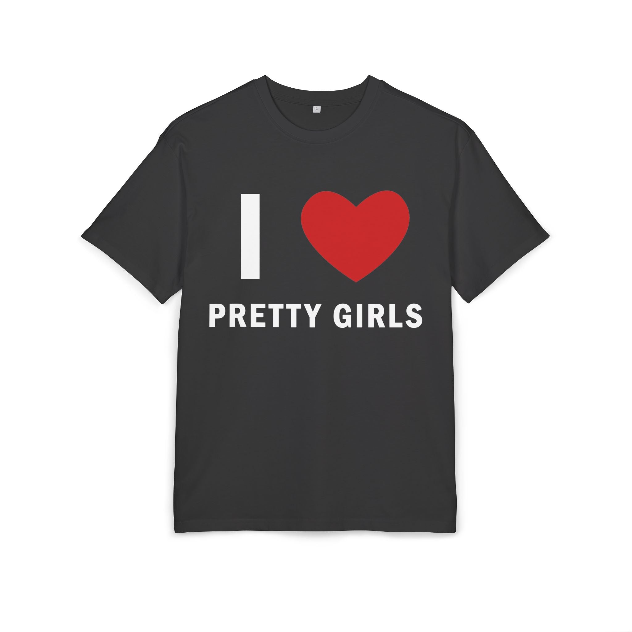 I ♥ Pretty Girls Heavy oversized tee | Velvet Noir Drop 001