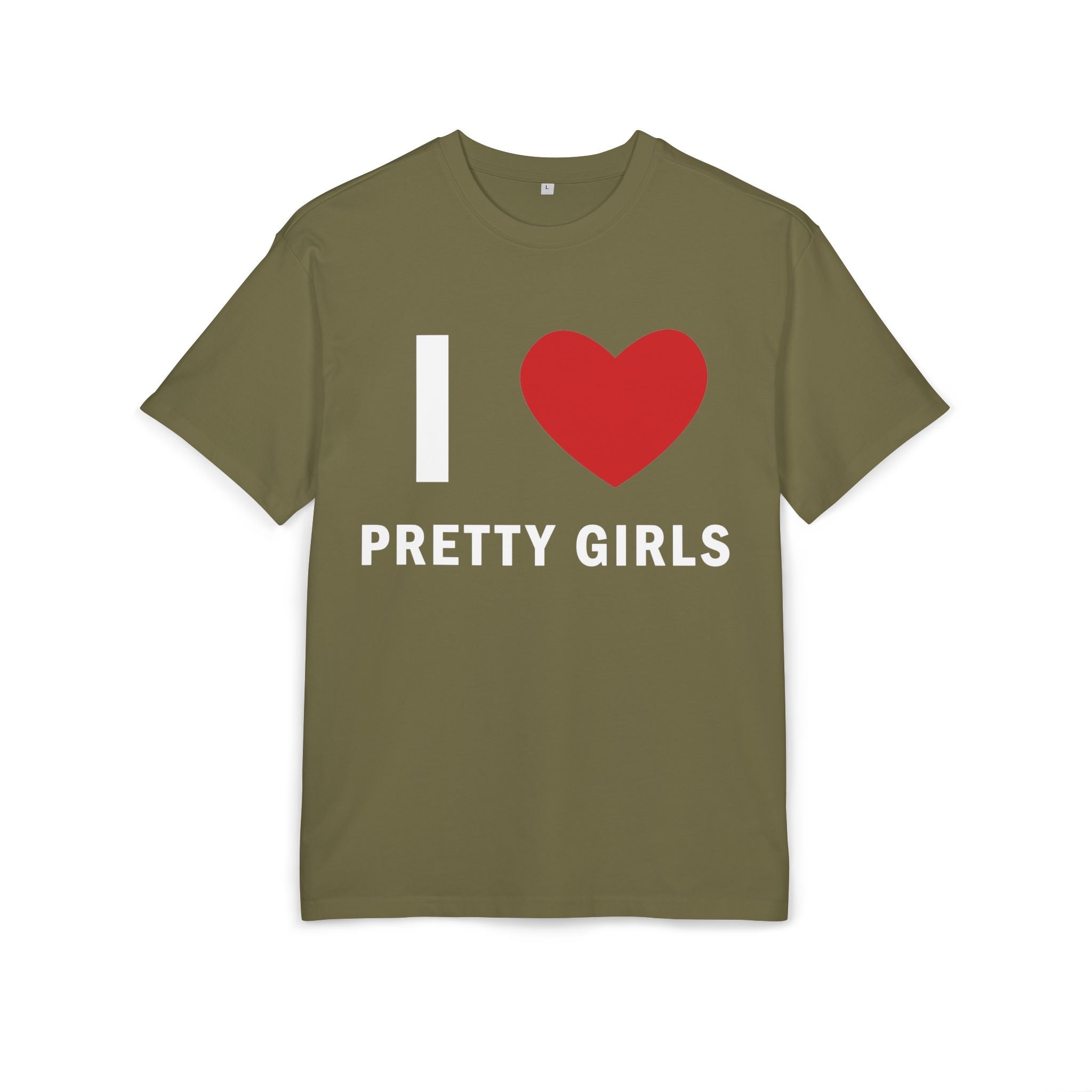 I ♥ Pretty Girls Heavy oversized tee | Velvet Noir Drop 001