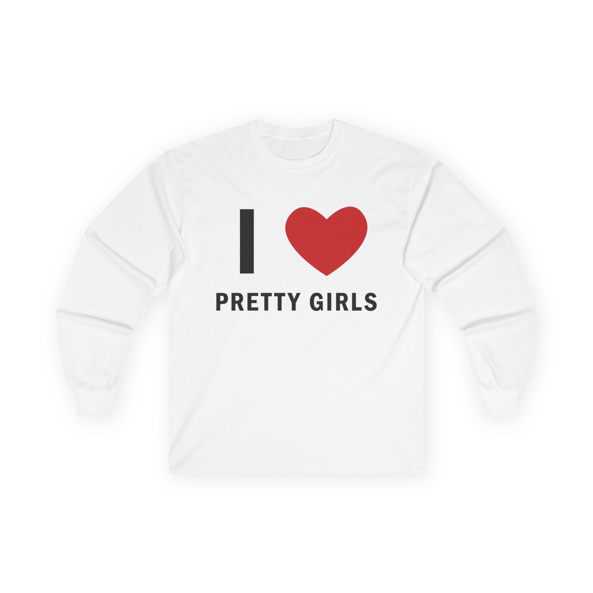 I ♥ Pretty Girls  Long Sleeve | Velvet Noir Drop 001